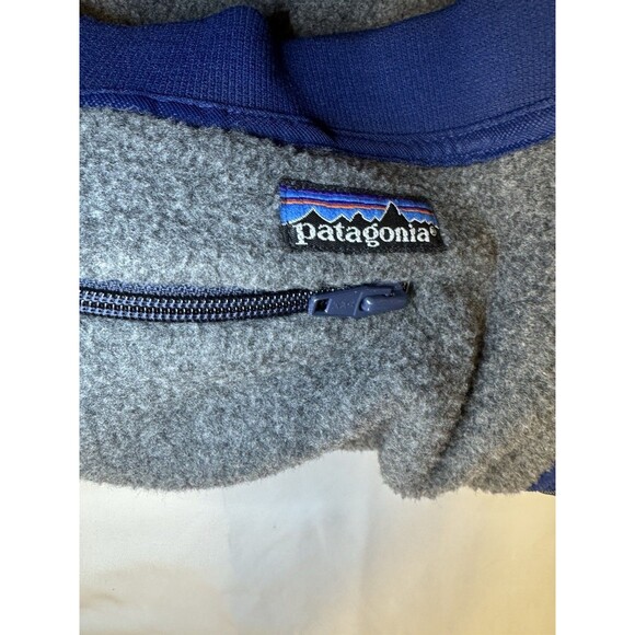 Vintage 90s Patagonia Gray Fleece Sweatpants Side Zipper Back Pocket Mens XL - Picture 4 of 12
